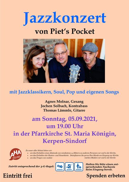 Piet´s Pocket am in der Pfarrkirche St. Maria Königin - Sonntag, 5. September 2021