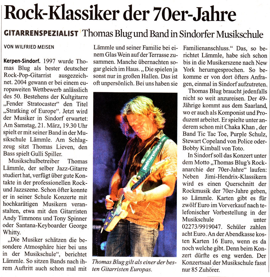 Konzert Thomas Blug 2016